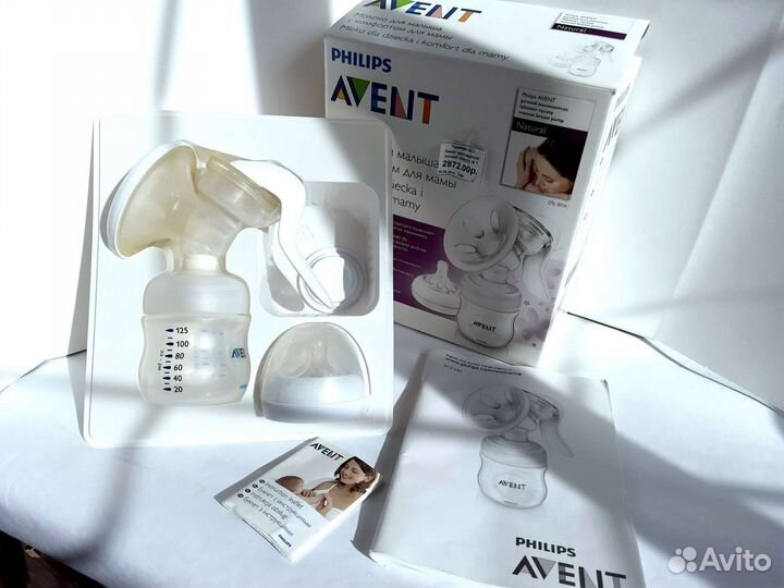 Молокоотсос ручной philips avent