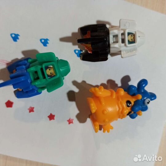 Игрушки kinder инопланетяне космос