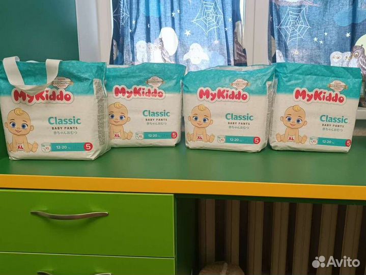 Памперсы трусики 5 mykiddo