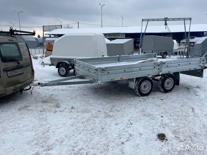 Прицеп легковой 817739.001 с опорным колесом