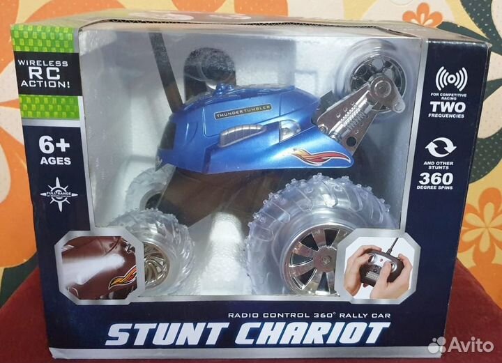 Радиоуправляемая машина трюкач Stunt Chariot новая