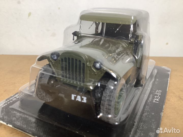 Модель автомобиля газ-67Б 1:43 деа