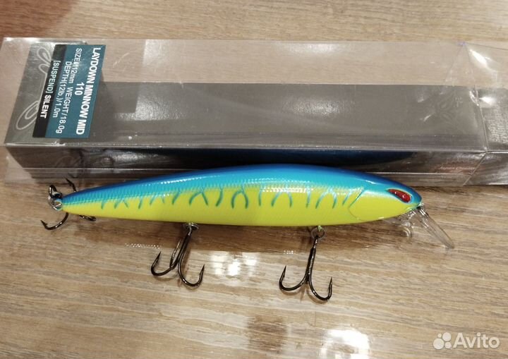 Воблер Nories Laydown Minnow MID 110 (SP)