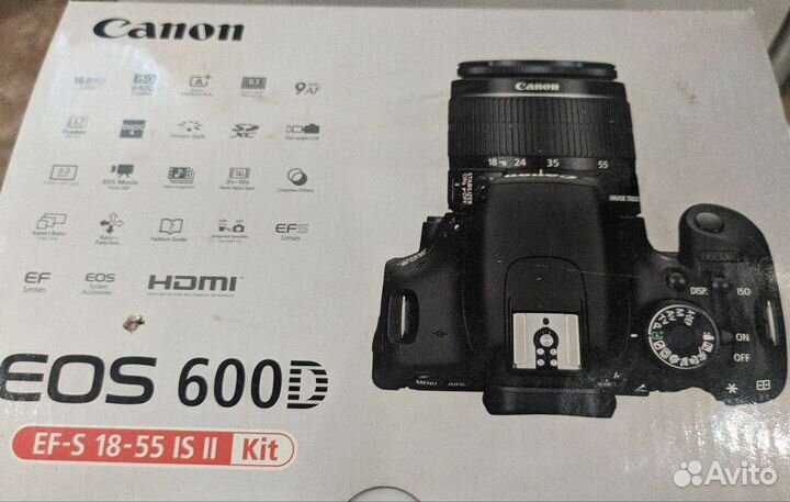 Фотоаппарат Canon EOS 600D Kit