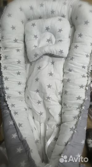Кокон для новорождённых, новый, не б/у. Хлопок