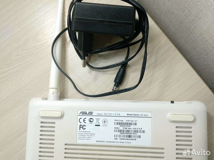 Wi fi роутер asus rt g 32