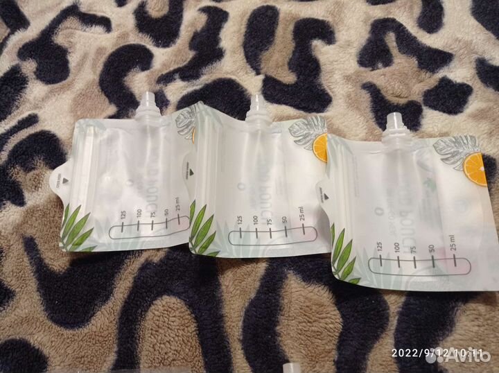 Многоразовые пакетики для детского питание