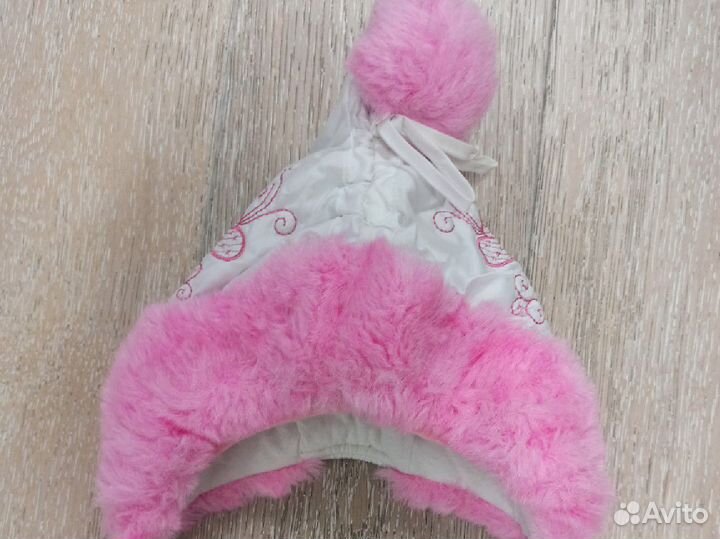 Шапка зимняя для девочки 48