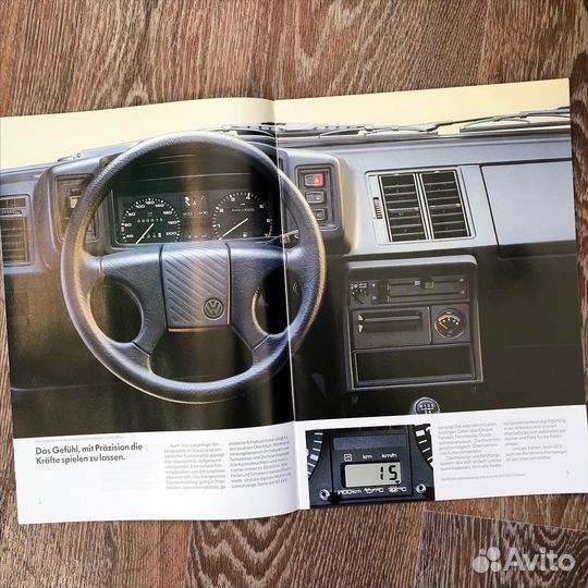 Дилерский буклет Volkswagen Scirocco mk2 1989