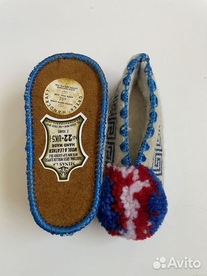 Домашние тапочки теплые 22 размер детские