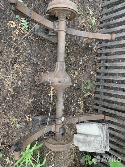 Рессора с мостом на Волгу