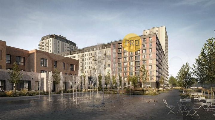 2-к. квартира, 69,3 м², 7/17 эт.