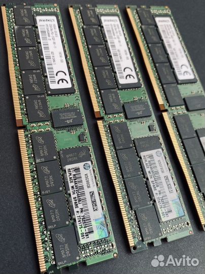 DDR4 32gb 2133P серверная память HP 752370-091