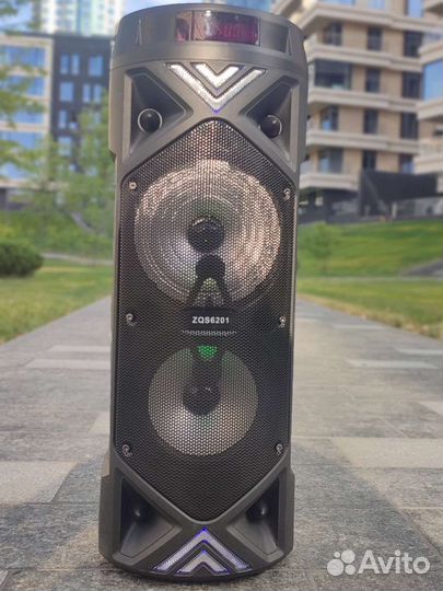 Блютуз колонка с караоке большая