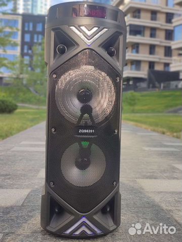 Блютуз колонка с караоке большая