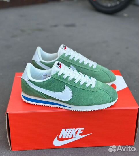 Кроссовки nike cortez vintage green