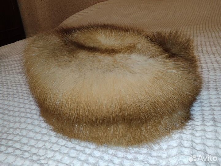 Шапка из куницы, размер 59