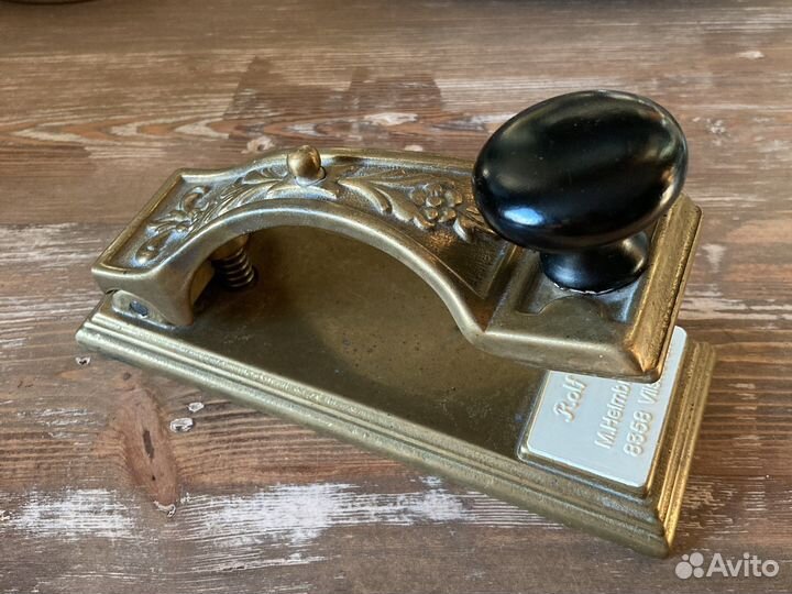 Пресс станок печать штамп германия старинная