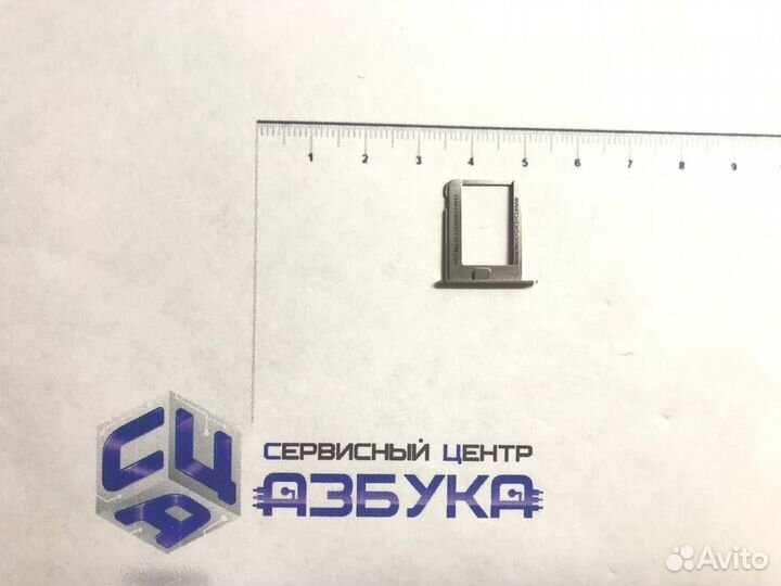 Лоток для сим-карты для iPhone 4 / 4s (серебро)