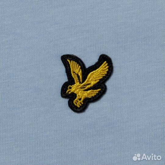 Новая мужская голубая футболка Lyle & Scott