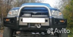 Бампер усиленный с лебедкой