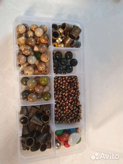 Бусины, кабашоны