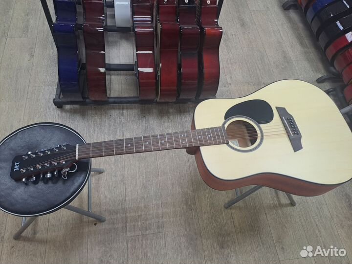 Гитара двенадцатиструнная (12струнная) JET Индонез