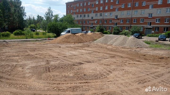 Щебень,Отсев,Песок крупный