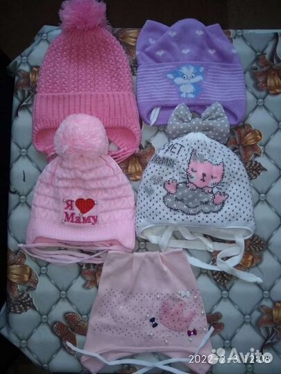 Шапочки на девочку