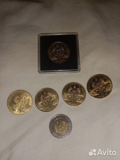 Современные монеты Польши