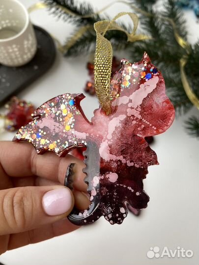 Елочные игрушки набор ручной работы