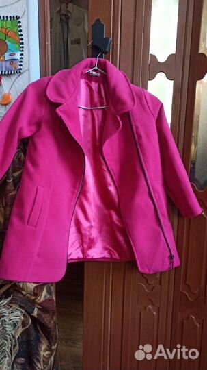 Пальто для девочки 128