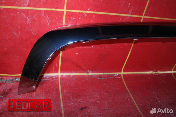 Накладка бампера заднего хром Mercedes W166 ML (11