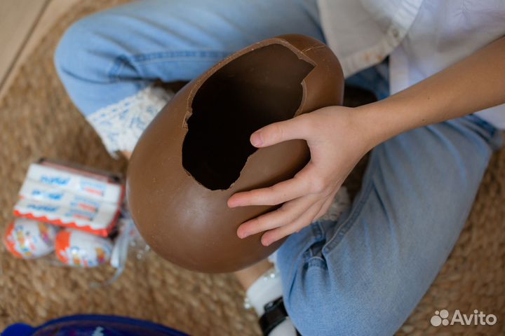 Большое шоколадное яйцо