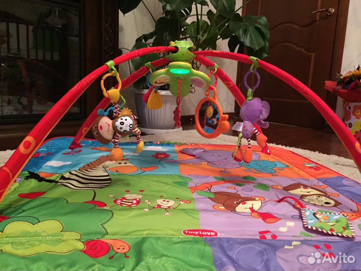 Развивающий коврик Tiny Love Разноцветное сафари
