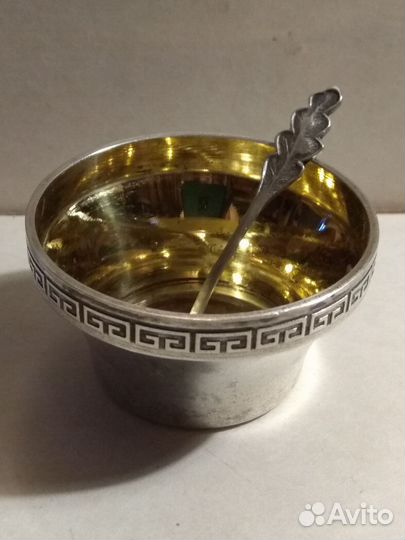 Солонки серебряные. СССР