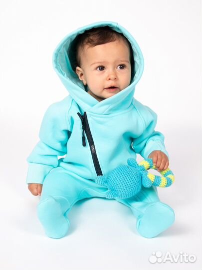 Детский комбинезон с начесом 62-86