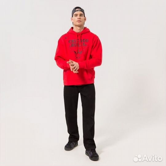 Толстовка худи Nike NBA Chicago Bulls