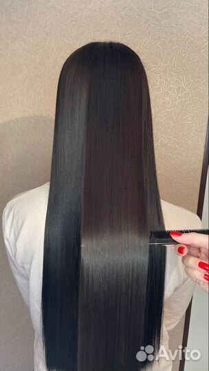 Кератиновое выпрямление