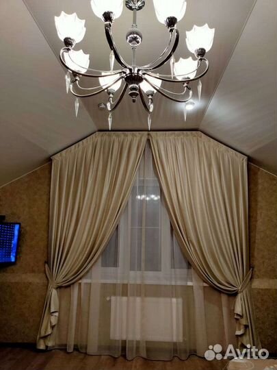 Пошив штор. покрывала. чехлы.установка карнизов мо