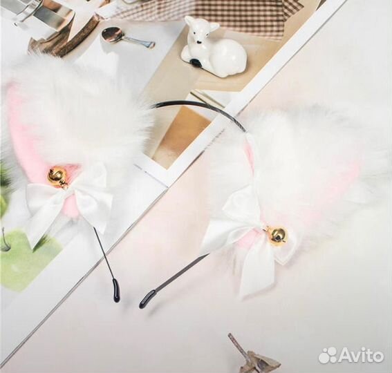 Ободок ушки кошки - аниме кошачьи ушки