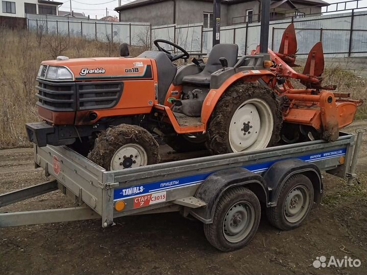 Мини-трактор Kubota GB18, 2016