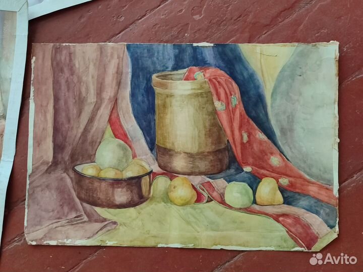 Акварельный натюрморт