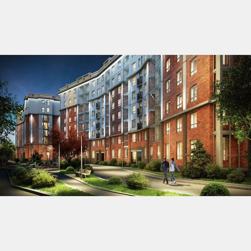2-к. квартира, 68,3 м², 2/8 эт.
