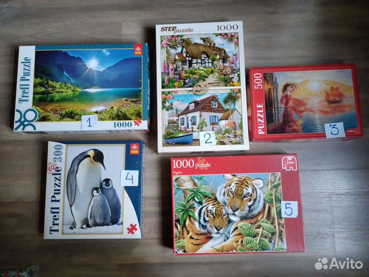 Пазлы для взрослых и детей