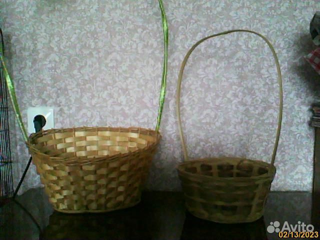 Корзинка плетенная