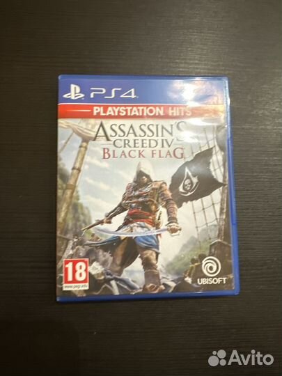 Assasin creed black flag ps4 диск
