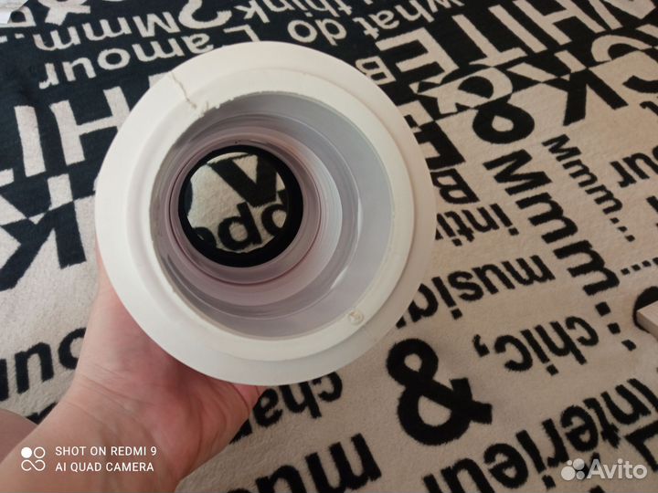 Гофра для унитаза армированная 230-440 мм