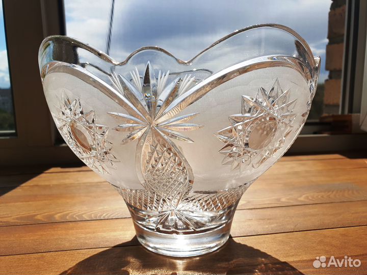 Хрустальная ваза Неман конфетница салатница