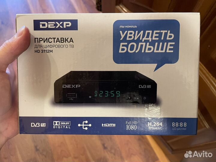 Приставка dexp для цифрового тв hd3112m